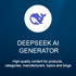 DeepSeek AI Content Generator Plugin